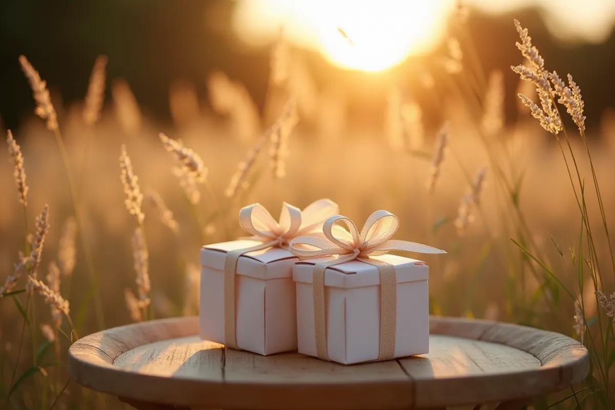 Cadeaux invités mariage éco-responsables : 12 idées durables 2026