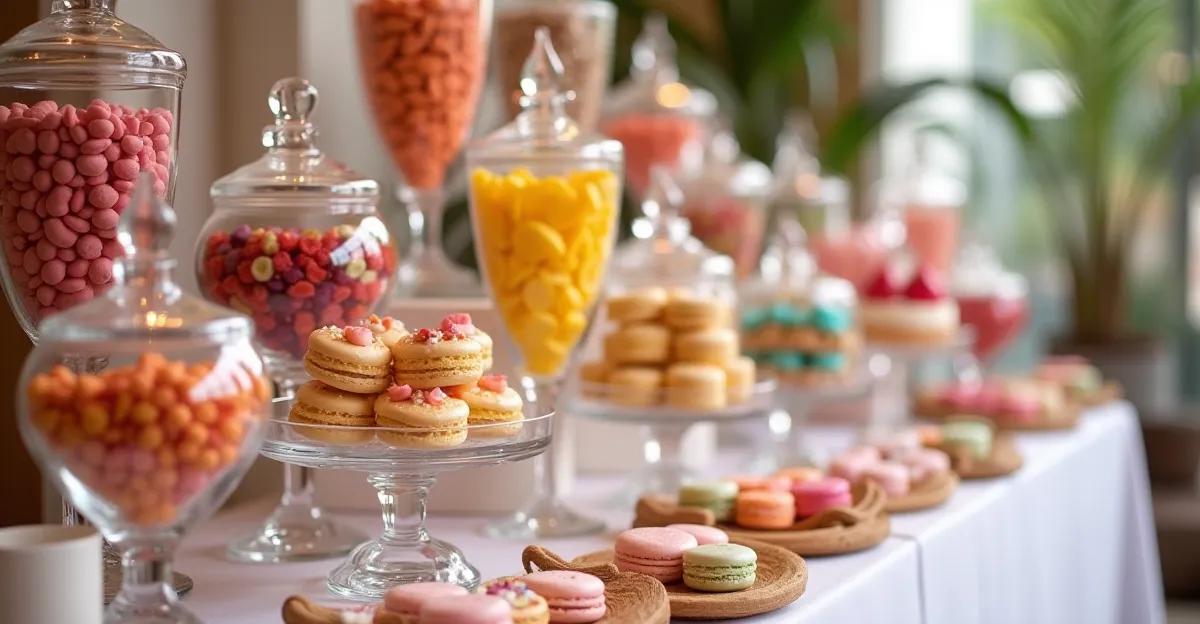 Candy bar mariage par couleur : harmoniser bonbons et déco 2026