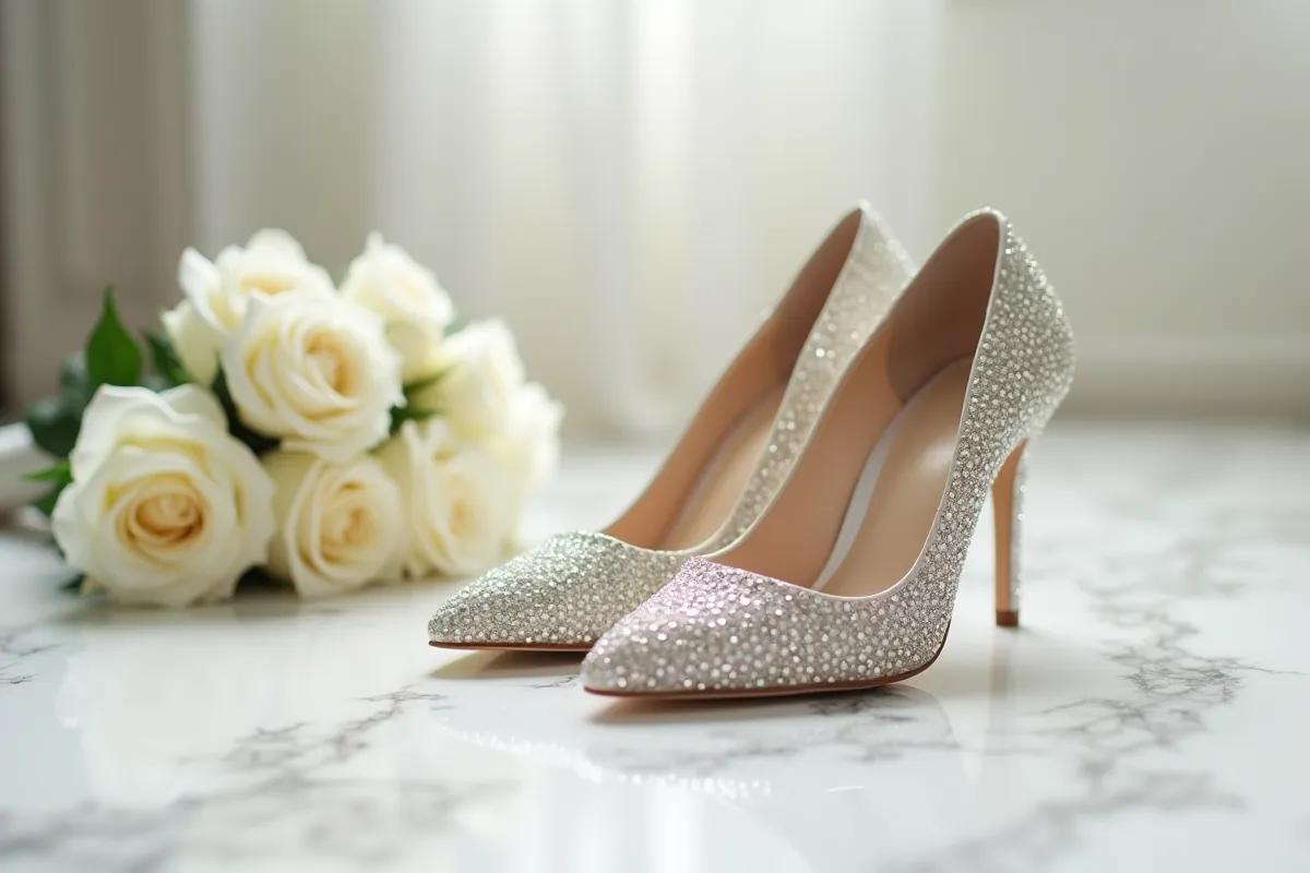 Chaussures mariée vintage : style rétro pour mariage intemporel