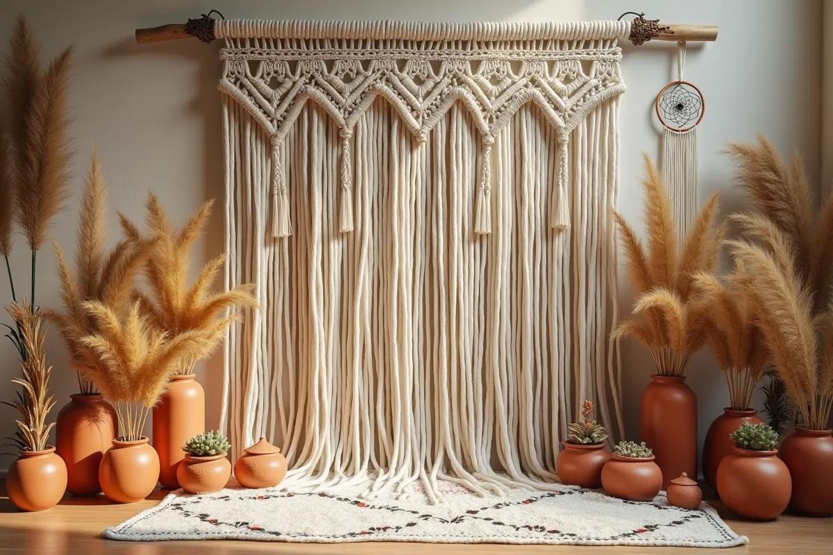 Illustration : Décoration mariage bohème