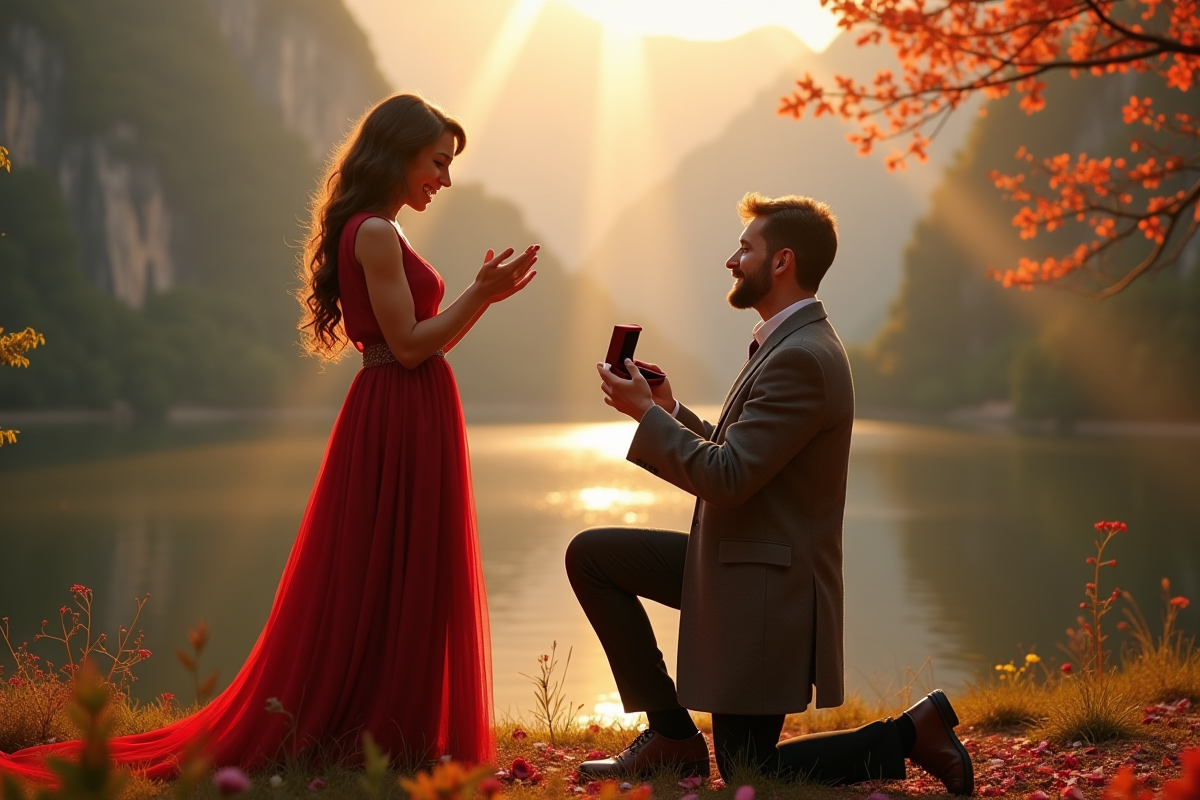 Demande en mariage originale : idées créatives
