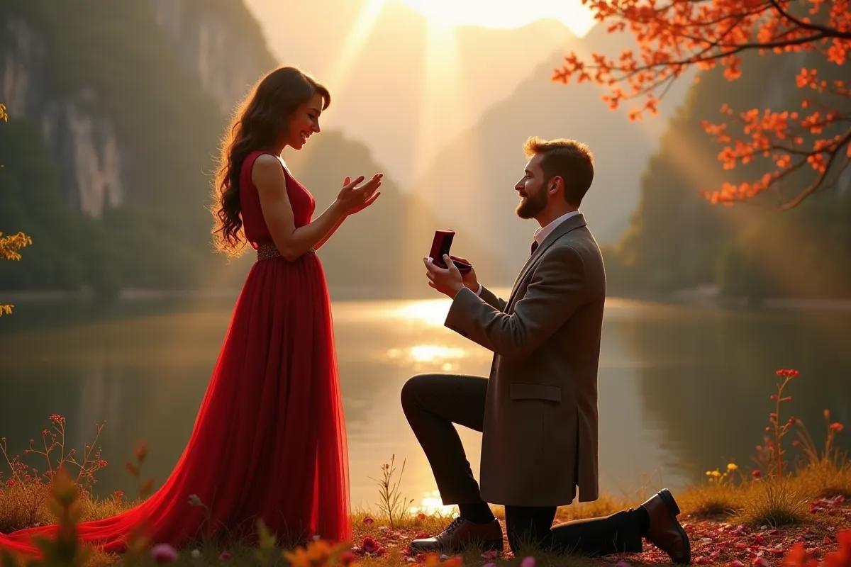 Demande en mariage originale : idées créatives