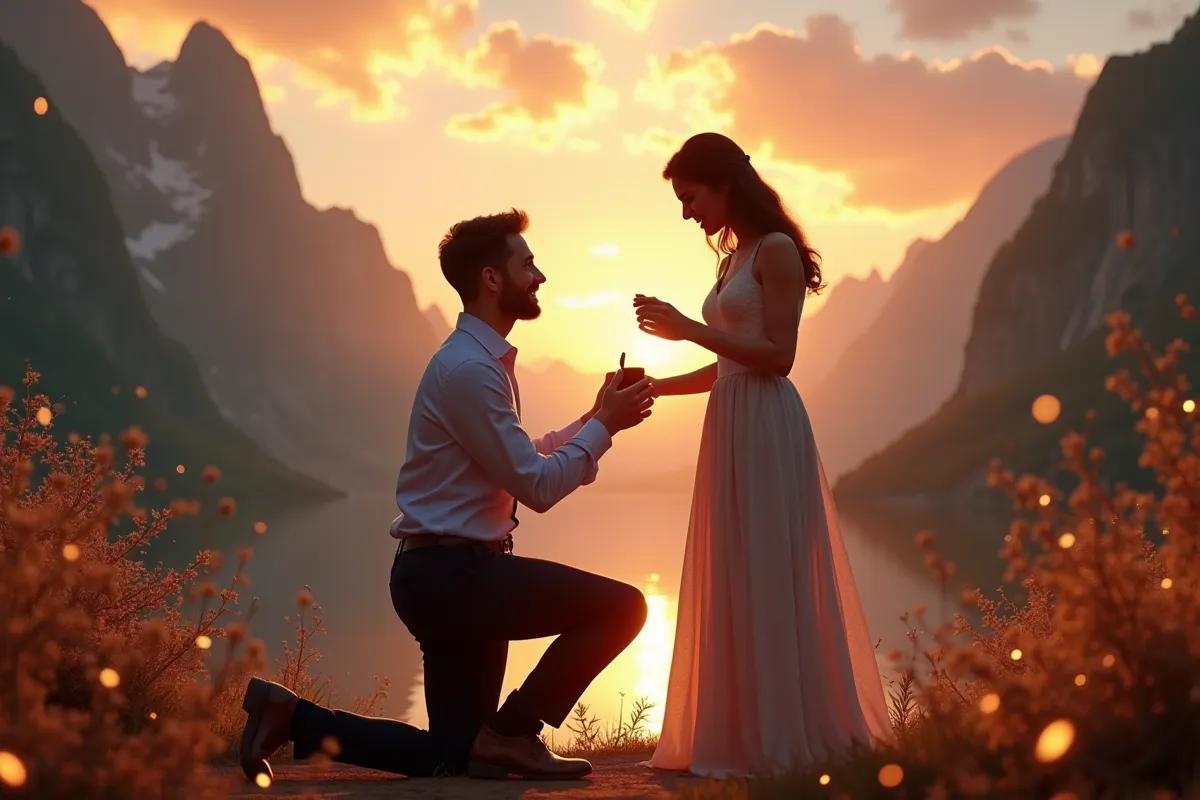 Demande en mariage romantique : les idées les plus touchantes