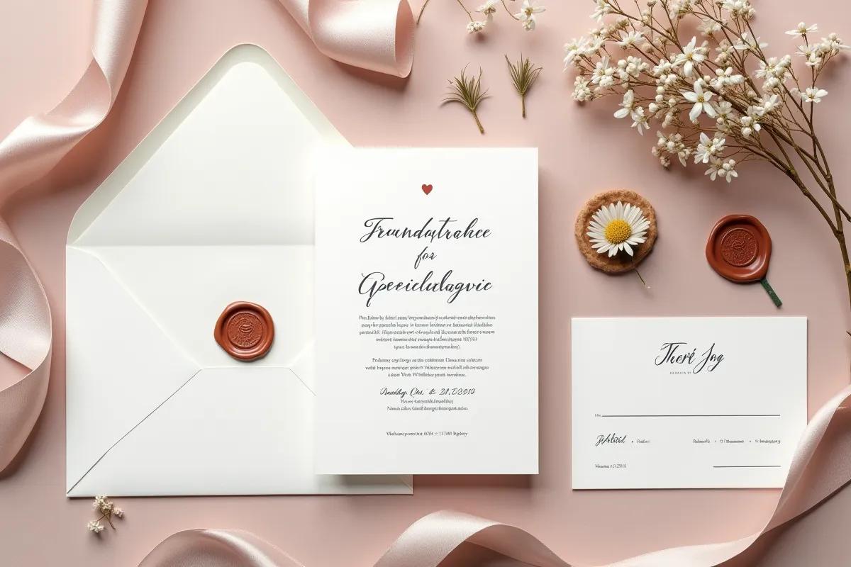 Faire-part mariage original : idées créatives pour se démarquer