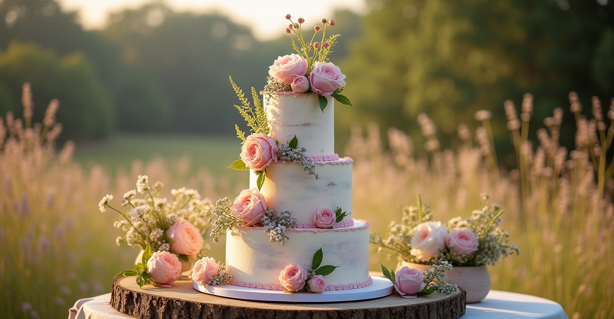 Gâteau mariage champêtre : naked cake, inspirations et conseils pratiques