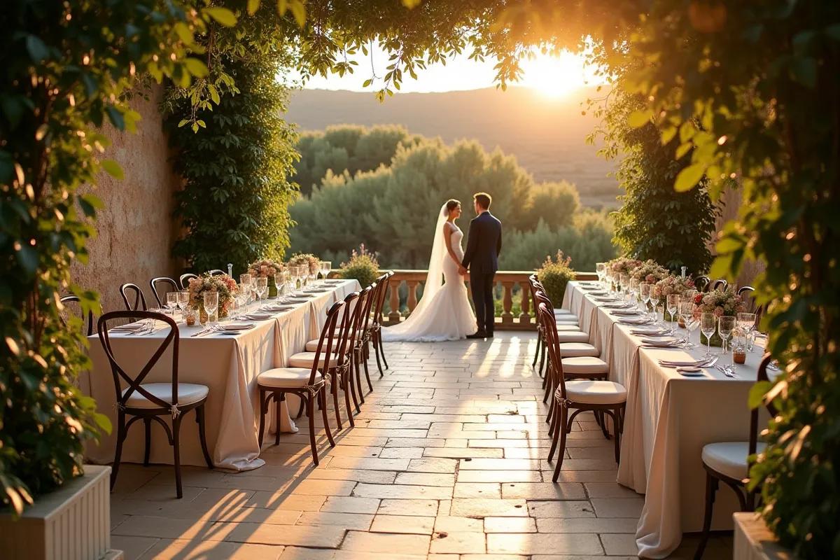 Illustration : Lieux de réception mariage en Provence et Côte d'Azur