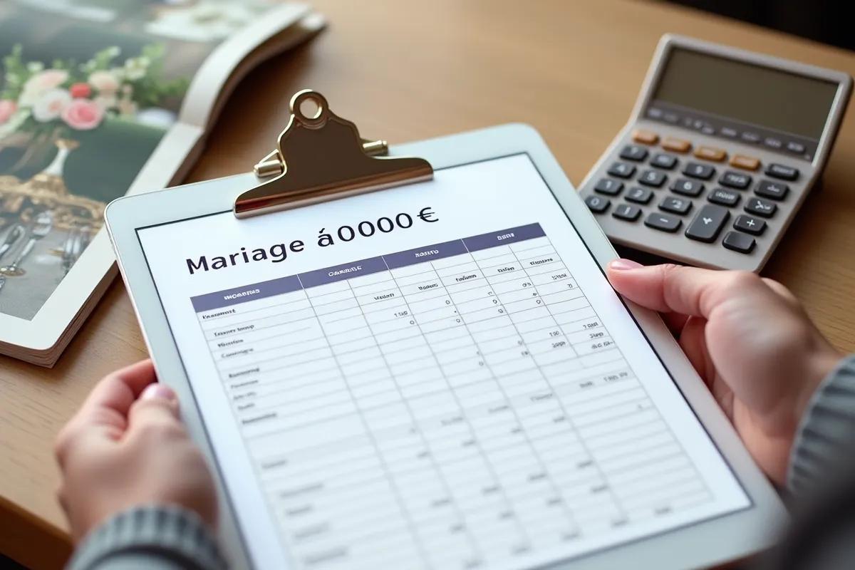 Illustration : Mariage 10000 euros : budget, postes et astuces 2026