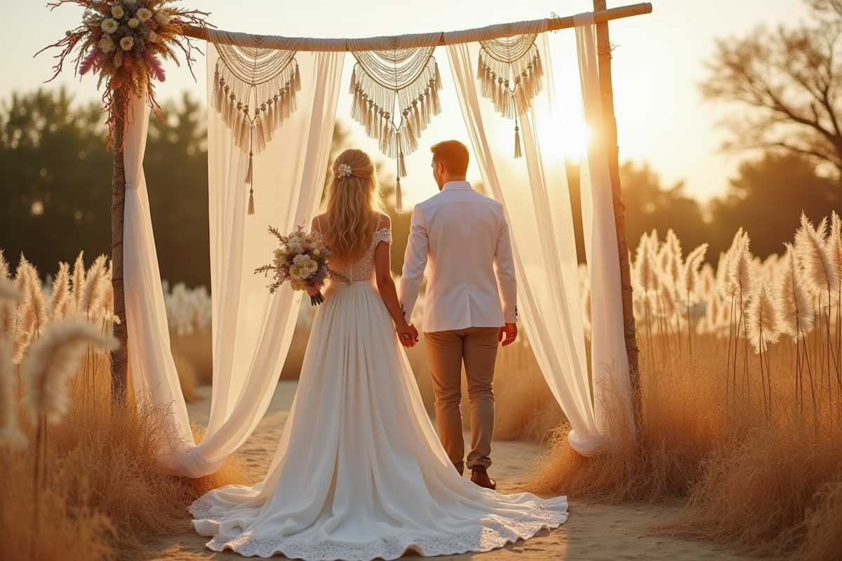 Mariage bohème : inspiration, déco et organisation