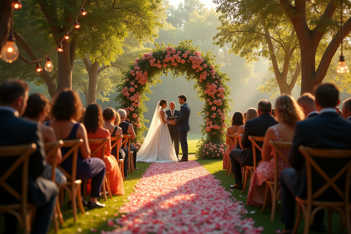 Mariage jardin à Paris et Île-de-France