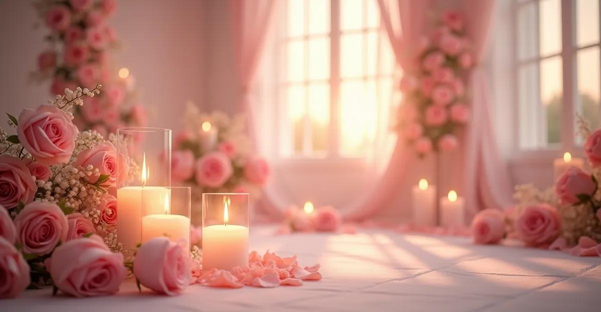 Palette couleurs mariage romantique : pastels et dorés en 2026