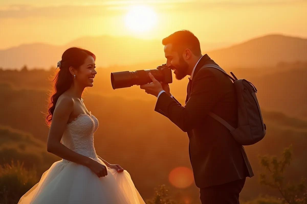 Lumière et photographie mariage