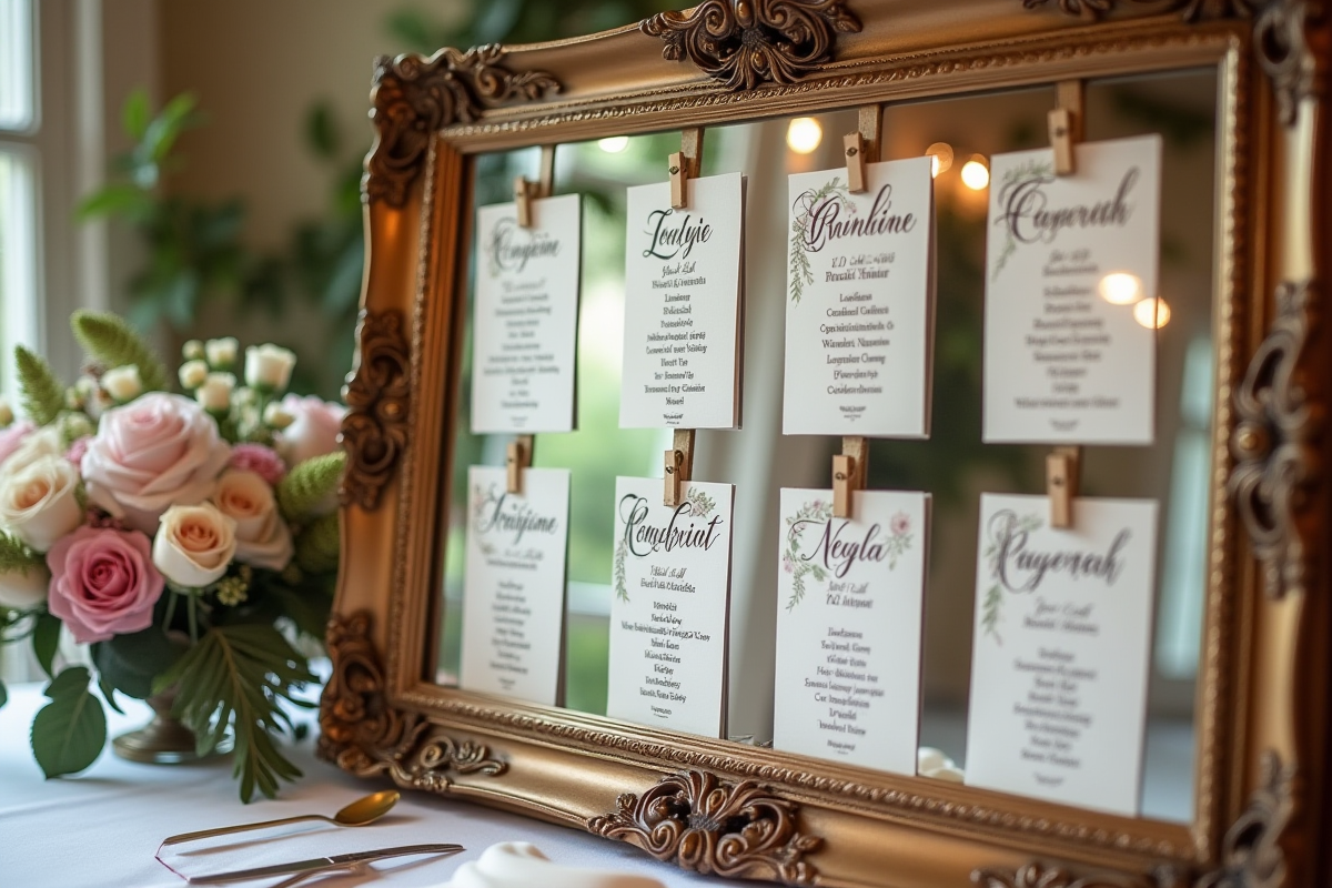 Plan de table mariage : méthode et règles de placement
