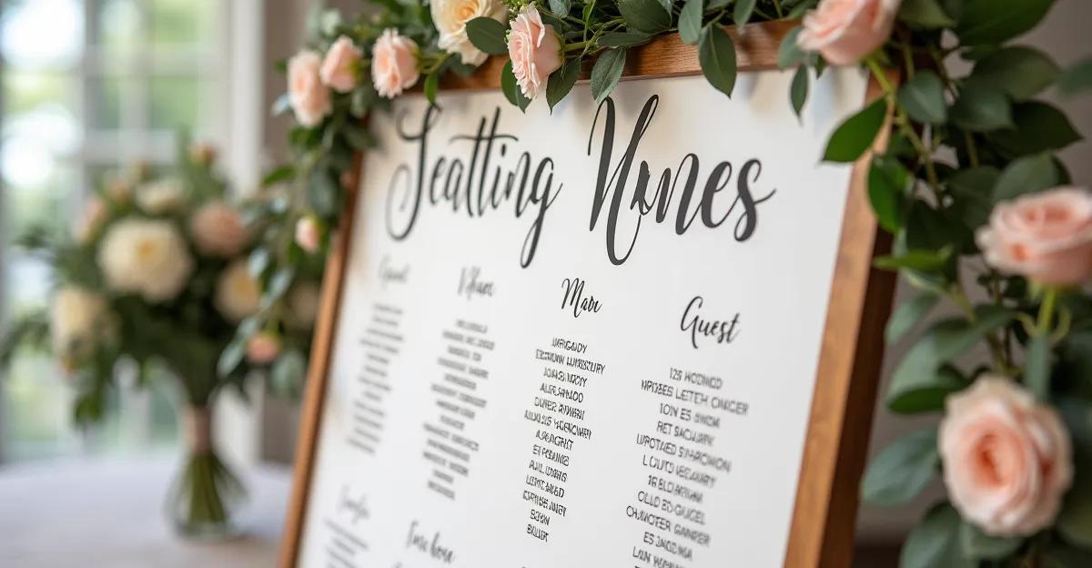 Plan de table mariage rond ou rectangulaire : lequel choisir