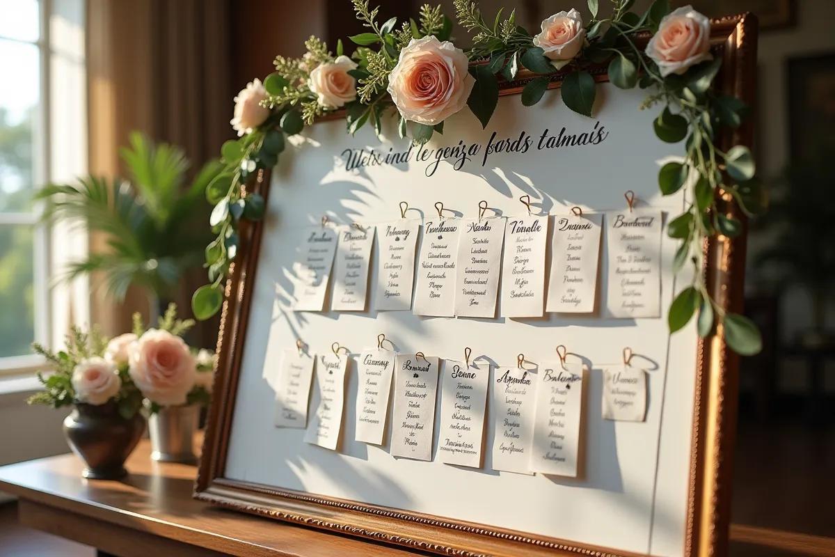 Idées plan de table mariage : présentation originale 2026