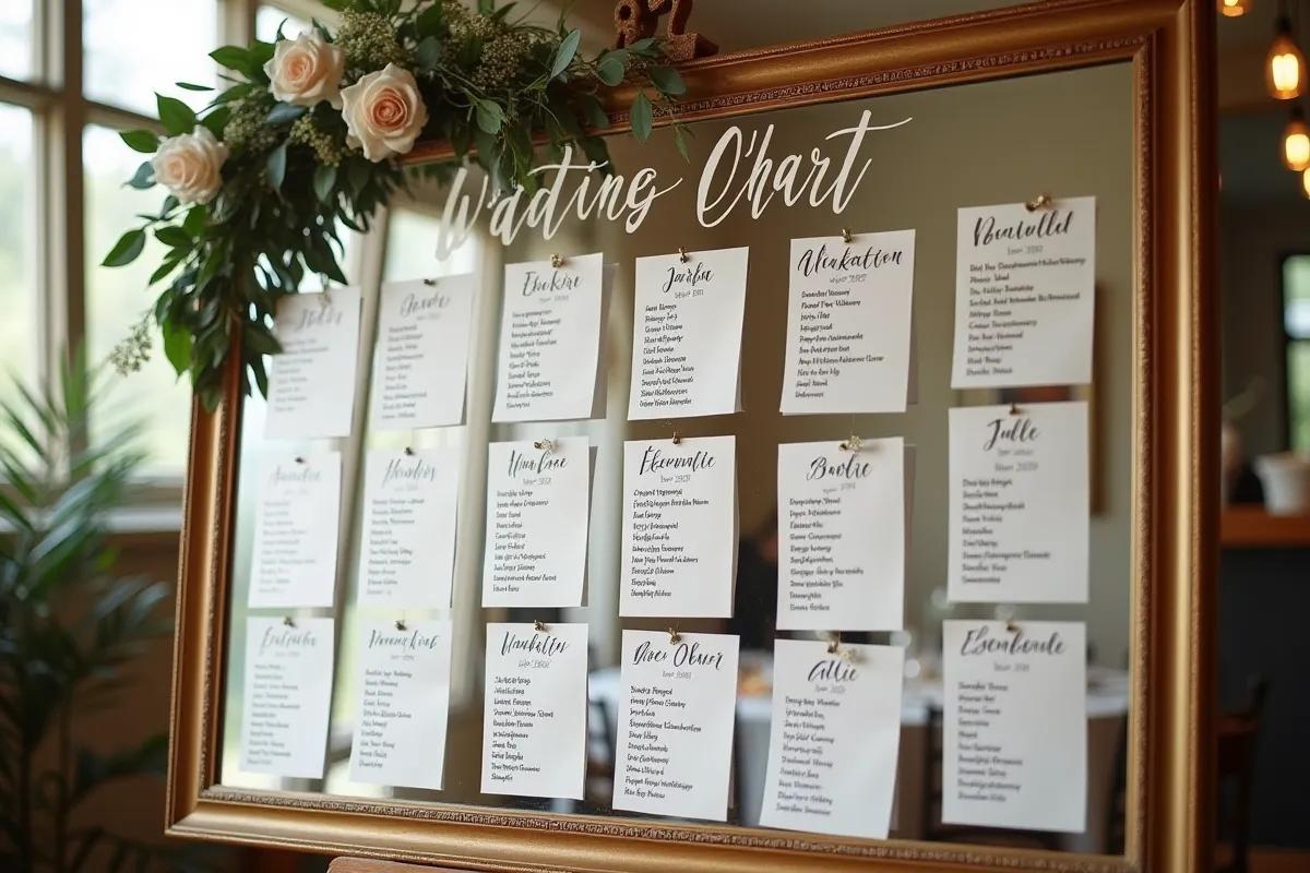 Plan de table mariage : organiser le placement des invités