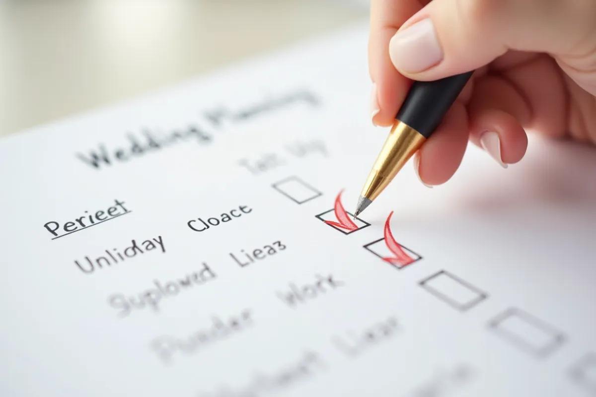 Rétroplanning mariage : de J-18 mois à J-0