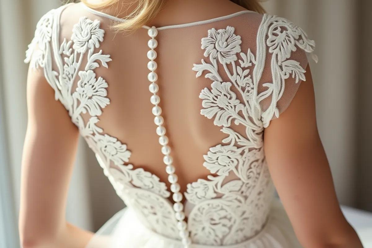 Illustration : La robe de mariée en dentelle : guide complet pour choisir et porter ce tissu emblématique