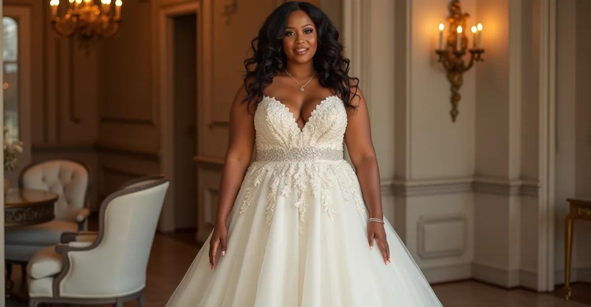 Essayage robe de mariée grande taille : conseils pour réussir