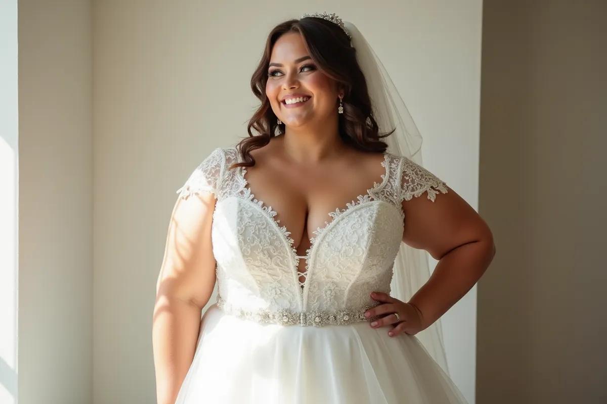 Styles robe de mariée grande taille : guide 2026