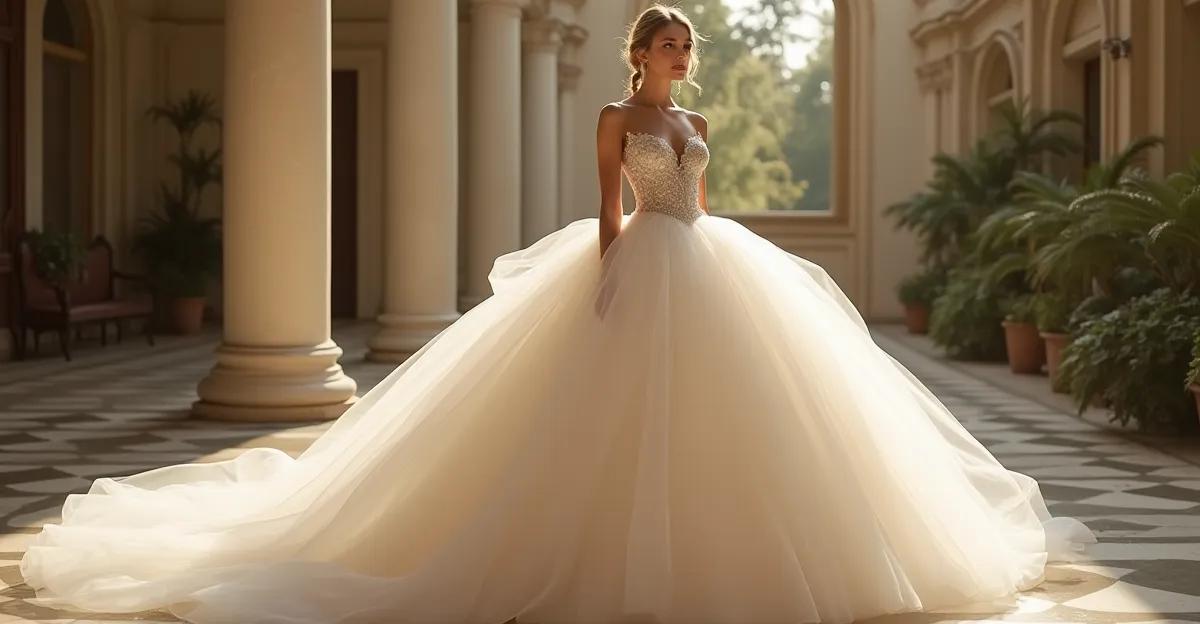 Robe de mariée princesse bustier : guide complet 2026