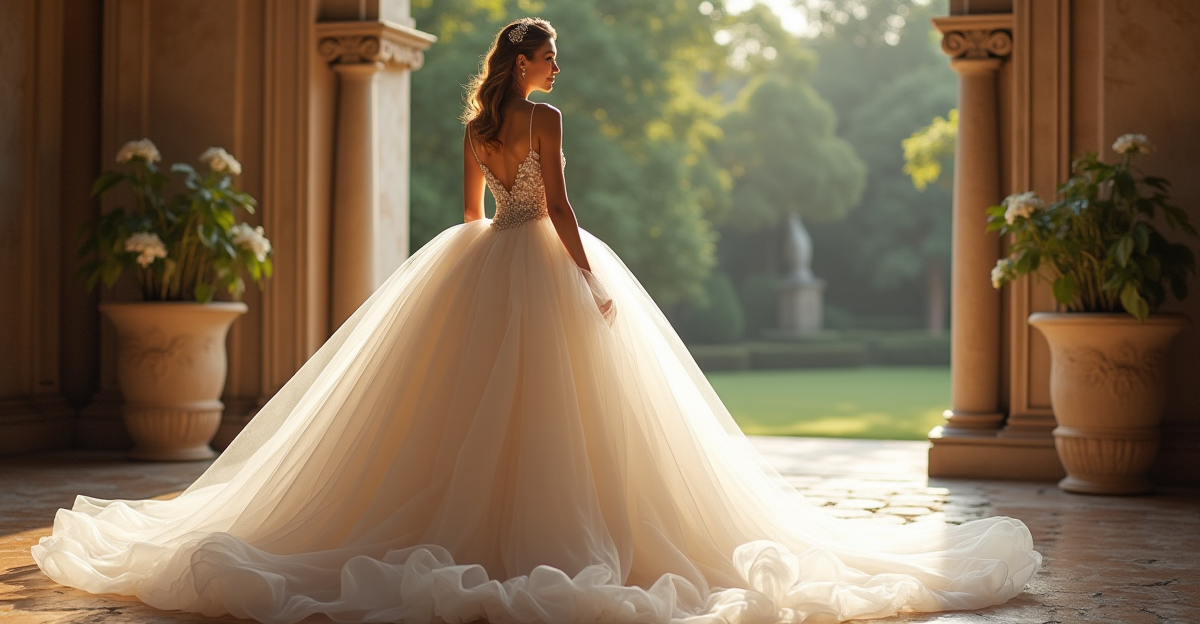 Longueur de traîne robe princesse : comment choisir en 2026