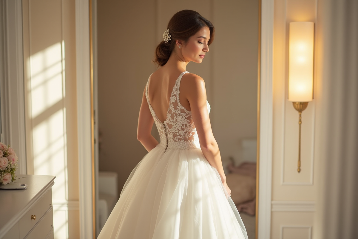 Robe de mariée rouge : audace et passion