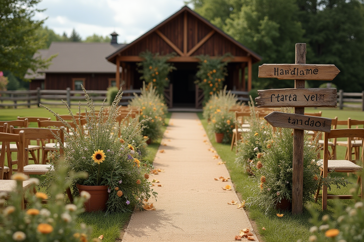 Thème mariage champêtre : idées et inspiration 2026
