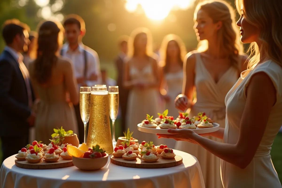 Quantités vin d'honneur mariage par personne : calculateur 2026