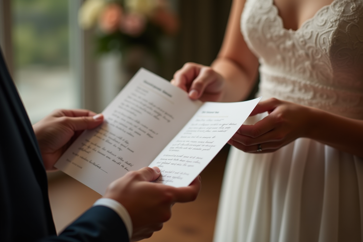 Vœux de mariage : comment les écrire et les lire