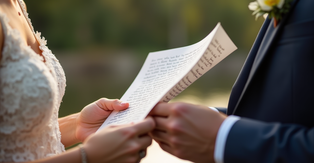 Lire ses vœux de mariage sans trembler : techniques et astuces