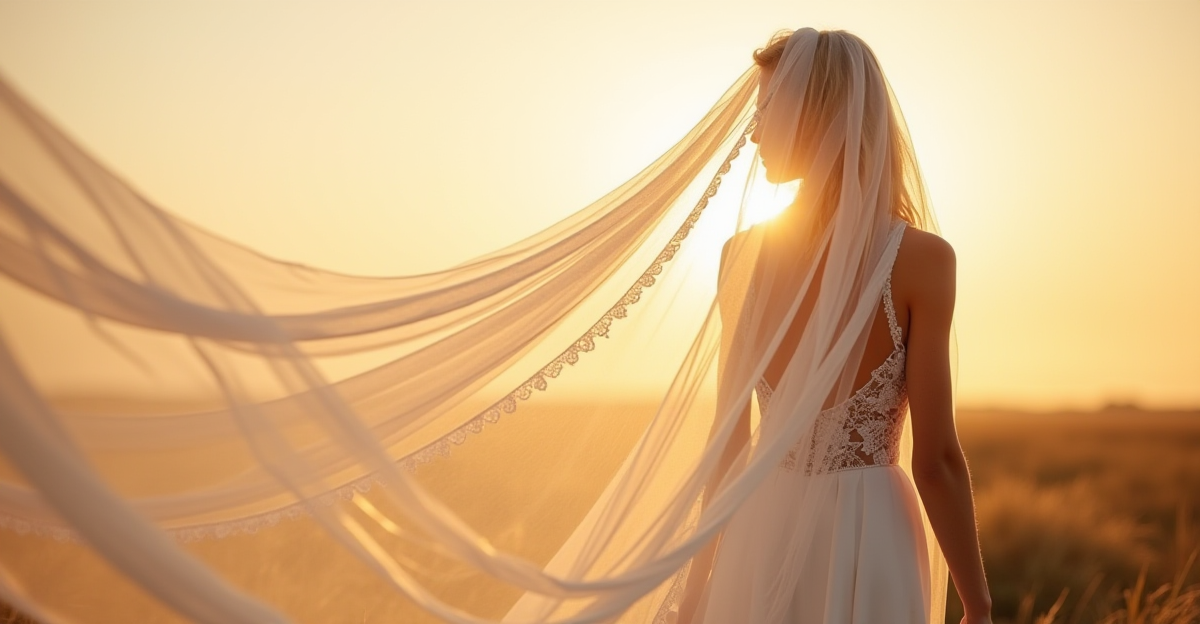 Alternatives au voile de mariée : cape, bijou de tête, fleurs