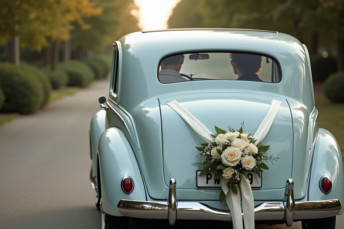 Checklist voiture de mariage : tout prévoir pour le jour J