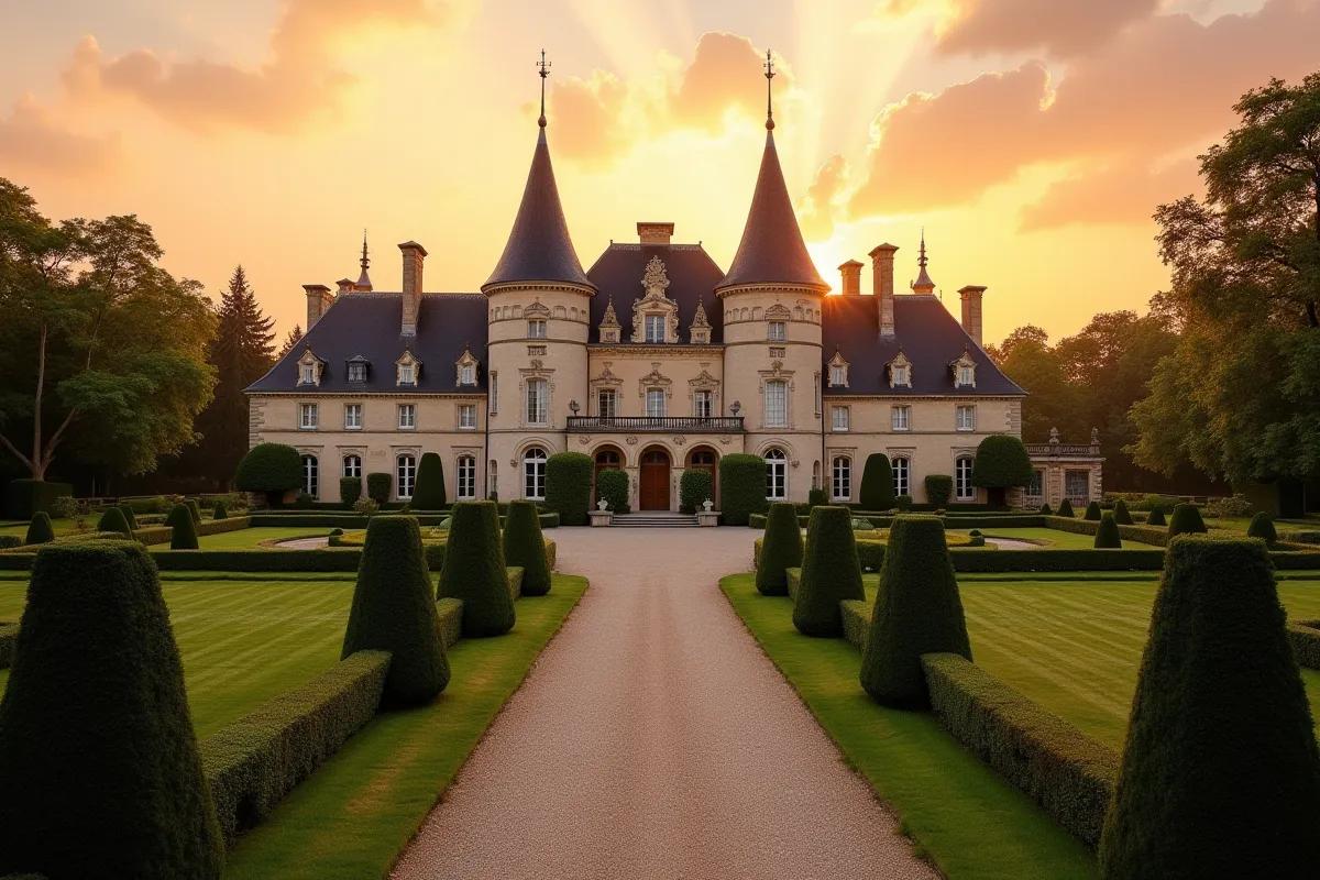 Photos de mariage en château