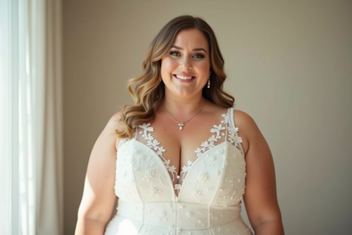 Robe de mariée grande taille : guide pour se sentir sublime